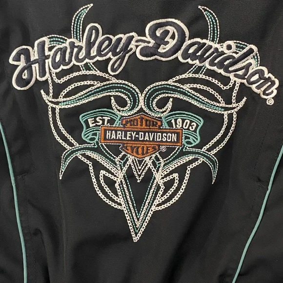 ‼️SOLD‼️Women’s Harley Davidson Riding Jacket Size Small - Picture 5 of 12